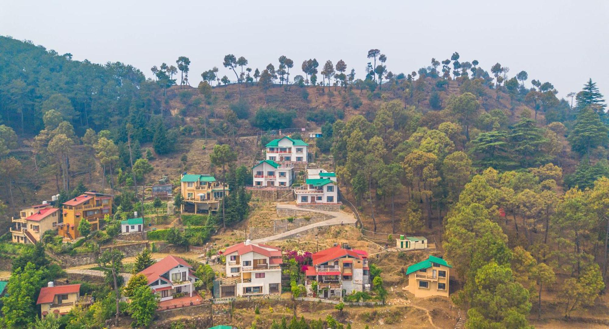 Hostie Sahasrara-3Bhk Chalets, Majkhali, Ránikhet Kültér fotó